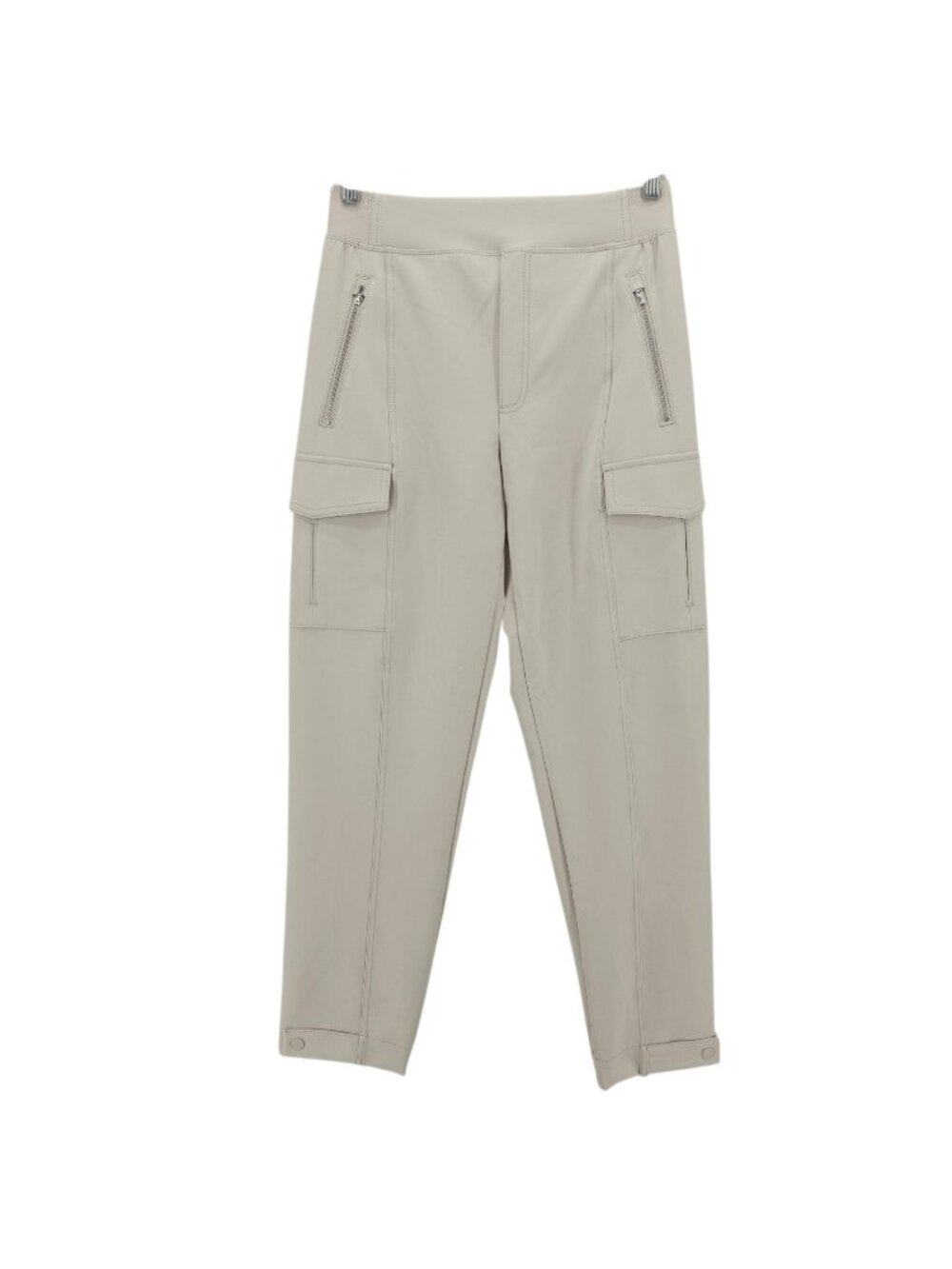 ATHLETA Endless High Rise Cargo Pants Off White Beige EUC Size 4